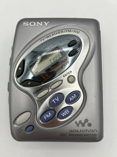 Vintage Sony Walkman WM-FX281 portable cassette player and radio Tested