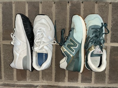 Women s New Balance 574 Two Pairs Size 7.5 