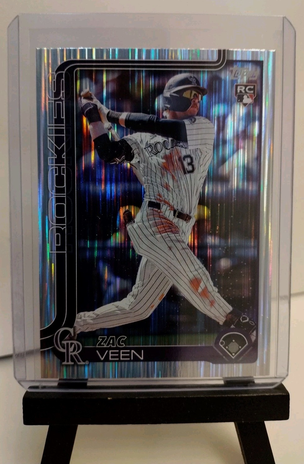 2025 Topps Update Zac Veen #US286 Meijer TINSEL Rookie (RC) Rockies 🔥