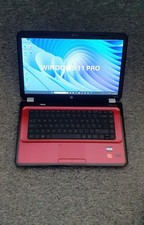 HP Pavilion G6-1325SA 15.6"HD Laptop red/128GB SSD/6GB RAM/AMD E2/Windows 11 Pro