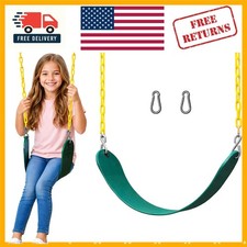 Durable Plastic Swing Seat Kit with Heavy Duty Chains - Easy Installation