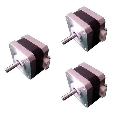 3 stücke NEMA 17 12V 1.2A 0,2 Nm 1,8 ° Schrittmotor für 3D-Drucker