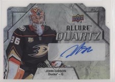 2019-20 Upper Deck Allure Quartz Auto John Gibson #AQ-JG Auto 2u9