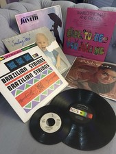 Vinyl LP Record Lot w/ Cardboard Sleeves 1 45 record no sleeve