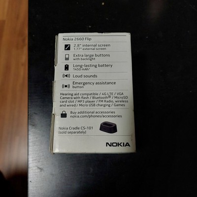 Nokia 2660 Flip Seniorenhandy, Unbenutzt, ohne Simlock