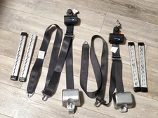 Q’STRAINT QRT Wheelchair Tie Down Set w/ Lap Shoulder Belts L-Track Full Kit