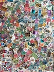Vintage US stamps off paper USED lot of over 500+ mixed -exactly as shown