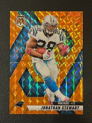 Jonathan Stewart 2025 Mosaic Football Orange Prizm /199 Panthers