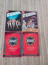 Lot of 4 Atari Game Catalogs And Atari Force Comics