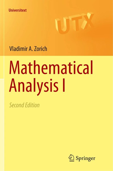 Mathematical Analysis I V. A. Zorich Taschenbuch Universitext Xx Englisch 2018-image