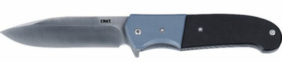 Crkt 6880 Ignitor 3.48'' Folding Drop Point Plain Satin 8cr13mov Ss Blade/ Blue/b