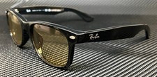 RAY BAN RB2132F 601 R6 Black Yellow Unisex 55 mm Sunglasses