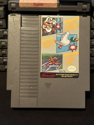Super Mario Bros/ Duck Hunt/ Track And Field Nintendo NES (Tested