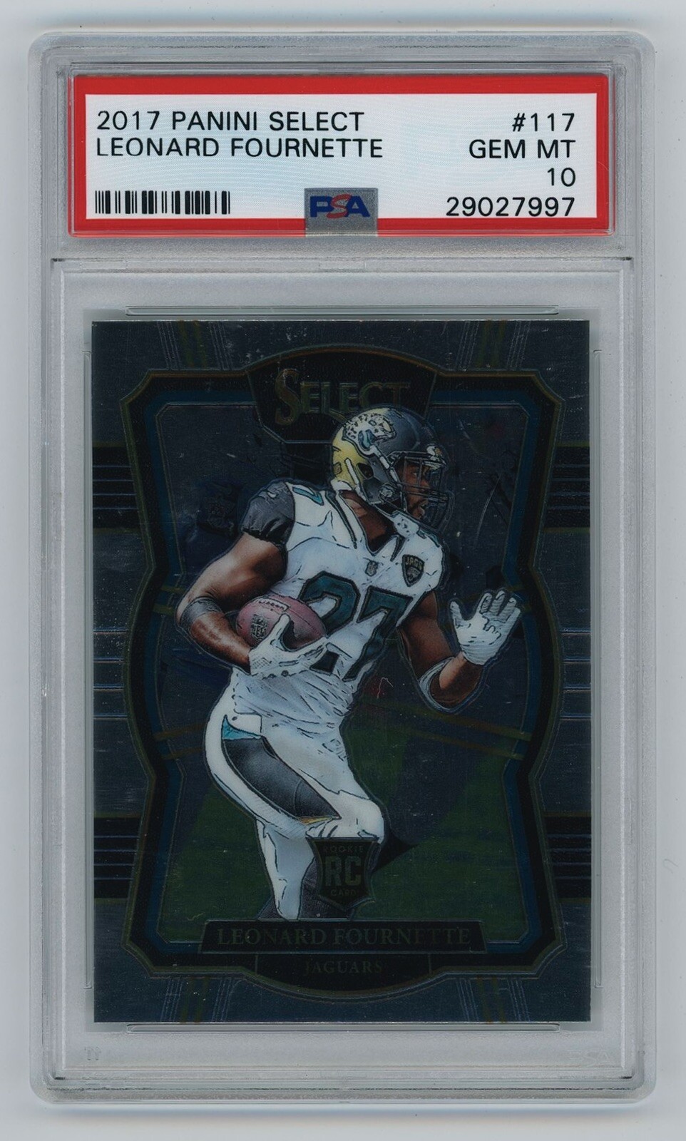 2017 Panini Select #117 LEONARD FOURNETTE Rookie PSA 10