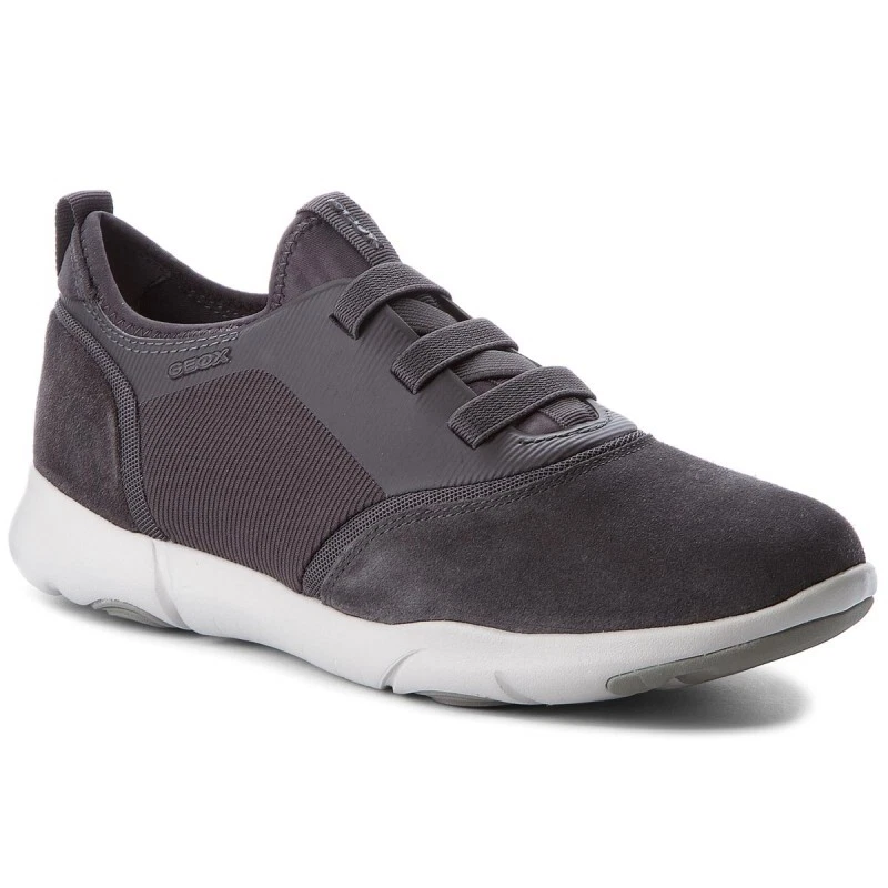 GEOX Men s U Nebula S A Suede and Textile Dark Gray SZ 7 eBay