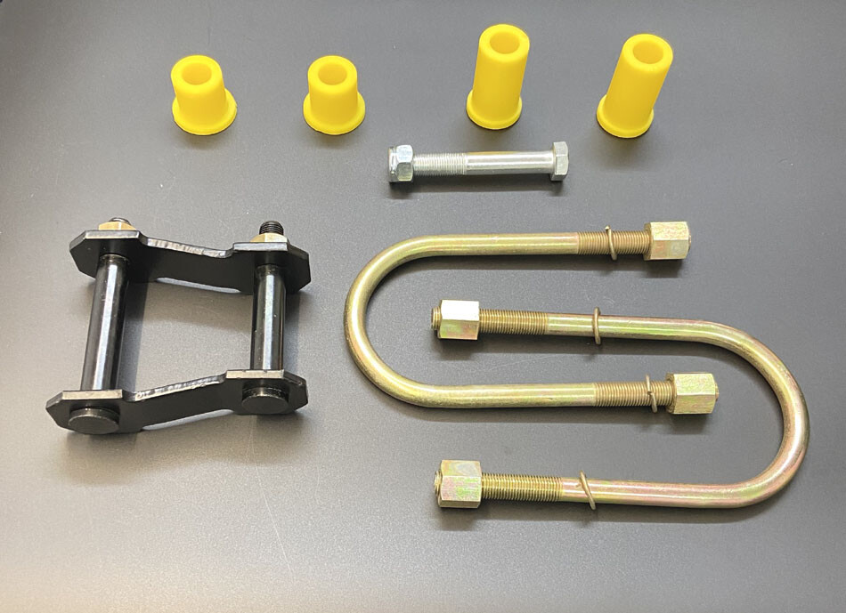REAR LEAF SPRING SHACKLE+BUSHES+UBOLTS FOR FORD RANGER PICK UP 2.5TD/3.0TD (06+)