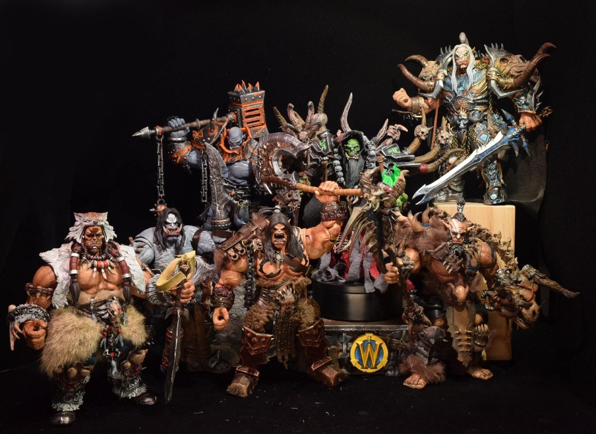 World of Warcraft アクションフィギュア 4体セット World of Warcraft アクションフィギュア 4体セット World of Warcraft