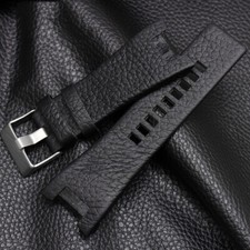 New 32MM Notched Leather Strap For Diesel DZ1216 DZ4246 DZ4287 Watch Strap