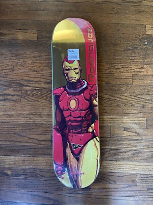Primitive Marvel X Moebius Iron Man Rodriguez Skateboard Deck