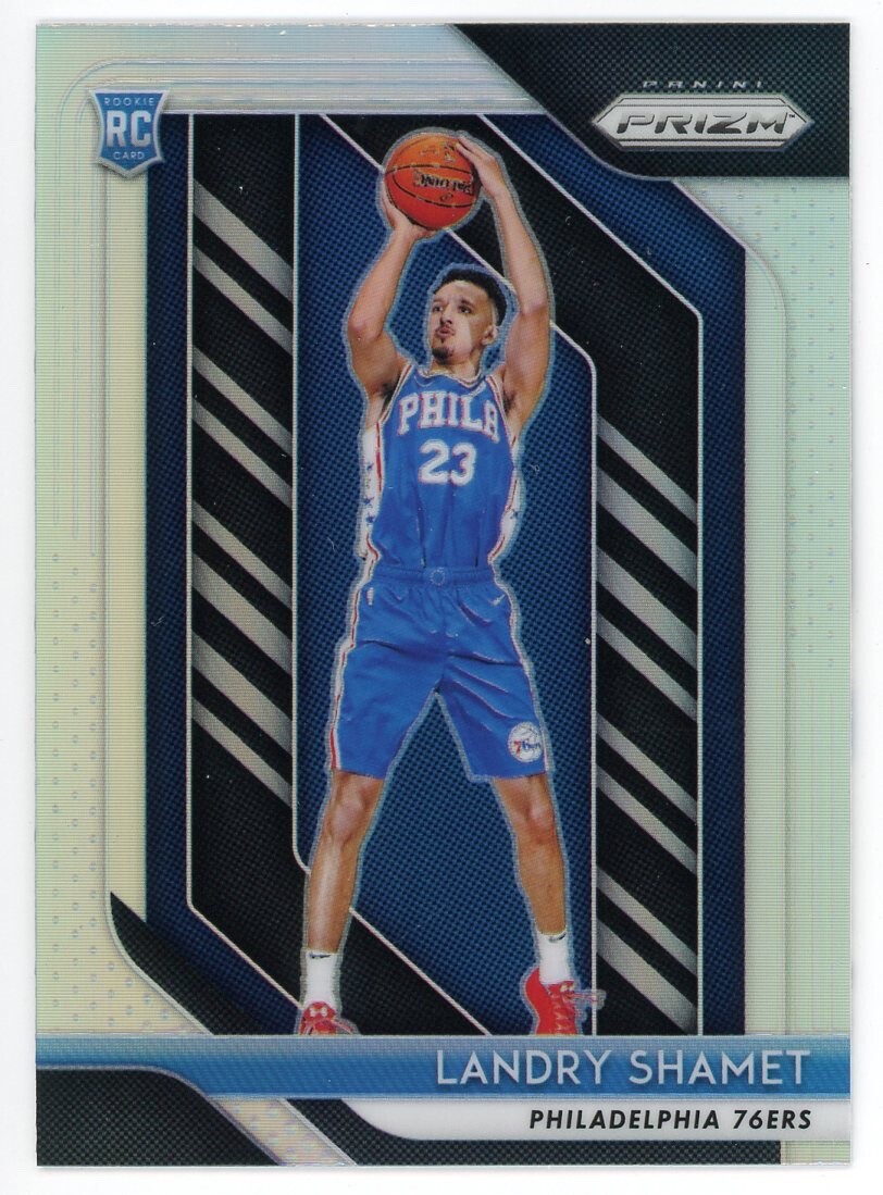 Landry Shamet 2018-19 Panini Prizm Rookie Card RC Silver Prizm SP #199