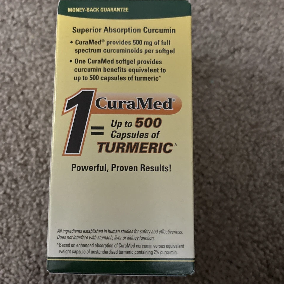 Terry Naturally CuraMed Superior Absorption 750mg Softgels - 120 Count - Image 3 of 4