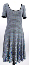 St. John Graduated Diamond Knit Dress Size 10 Pre Fall 2016 Group 1