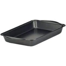 Non-Stick Lasagna Pan 12.5 Inch Baking and Roasting Pan Heavy Duty Bakeware F...