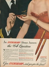 1945 EVERSHARP Vintage Print Ad    Give EVERSHARP.. and you give the finest!