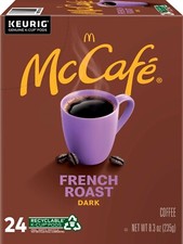 McCafe French Roast Coffee 12 to 144 Keurig K cups Pick Any Size