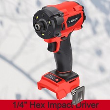 Compatible Milwaukee M18 Lithium-Ion Cordless 1/4" Hex Impact Driver Brushless