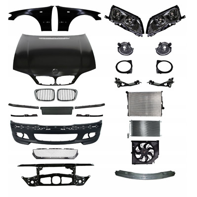 Satz Motorhaube Frontmaske Stoßstange für BMW 3 E46 2001-2006