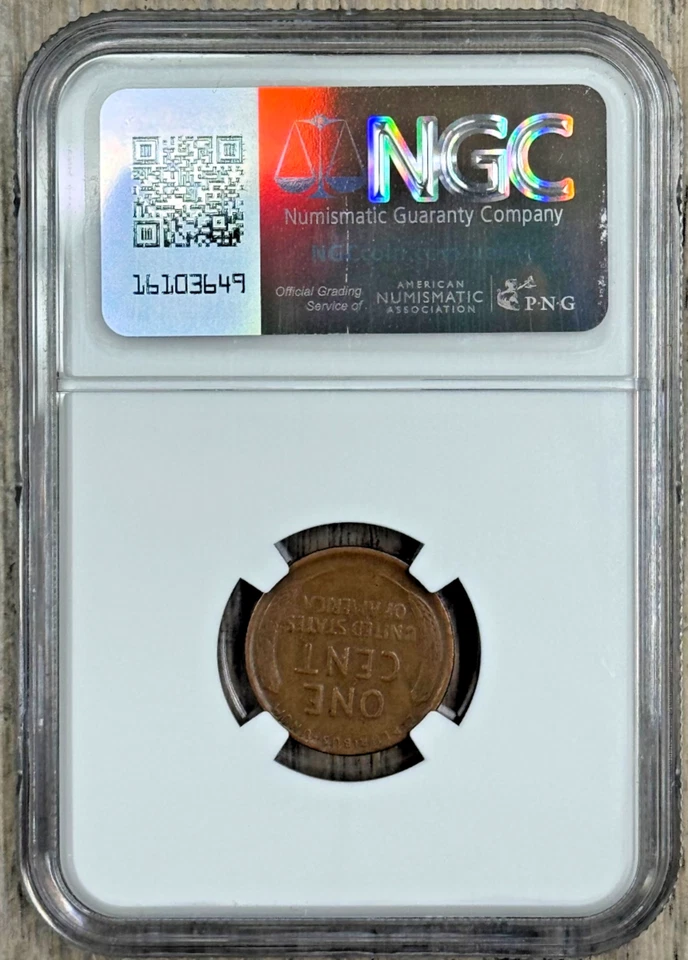 1931 S Lincoln Wheat Cent NGC VF 20 Brown, Semi-Key Date Penny - Image 2 of 4