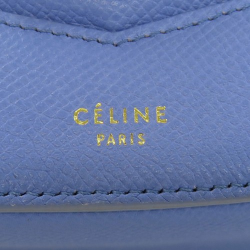 CELINE Shoulder Bag logo Calf - Picture 7 of 24