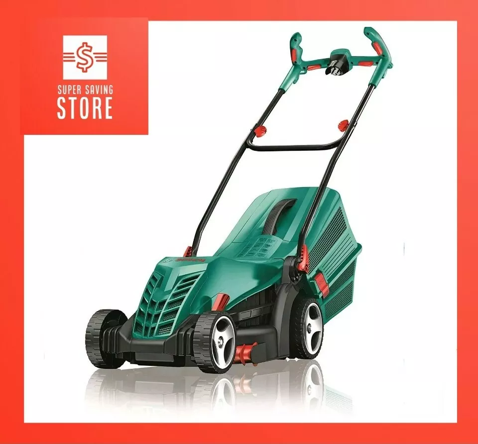 Bosch 1400w lawn mower deals