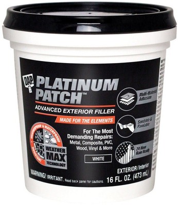 DAP 7079818741 Platinum Patch Ready Exterior Filler, 16 Oz