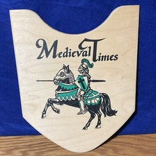 Wood Medieval Knight Plaque, Shield, Wall Decor