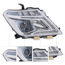 Passenger Side For 2013-2019 Nissan Armada Full LED Headlight Assembly Headlamp