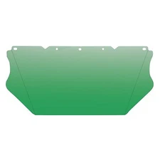MSA 10115842 V-Gard Visor - Contoured Green Tint PC AF/AS (8"x17"x.06")
