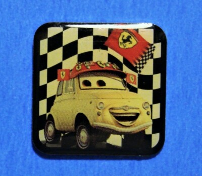 CARS - LUIGI SCUDERIA FERRARI FAN - PIXAR MOVIE - VINTAGE DISNEY PICTURES PIN
