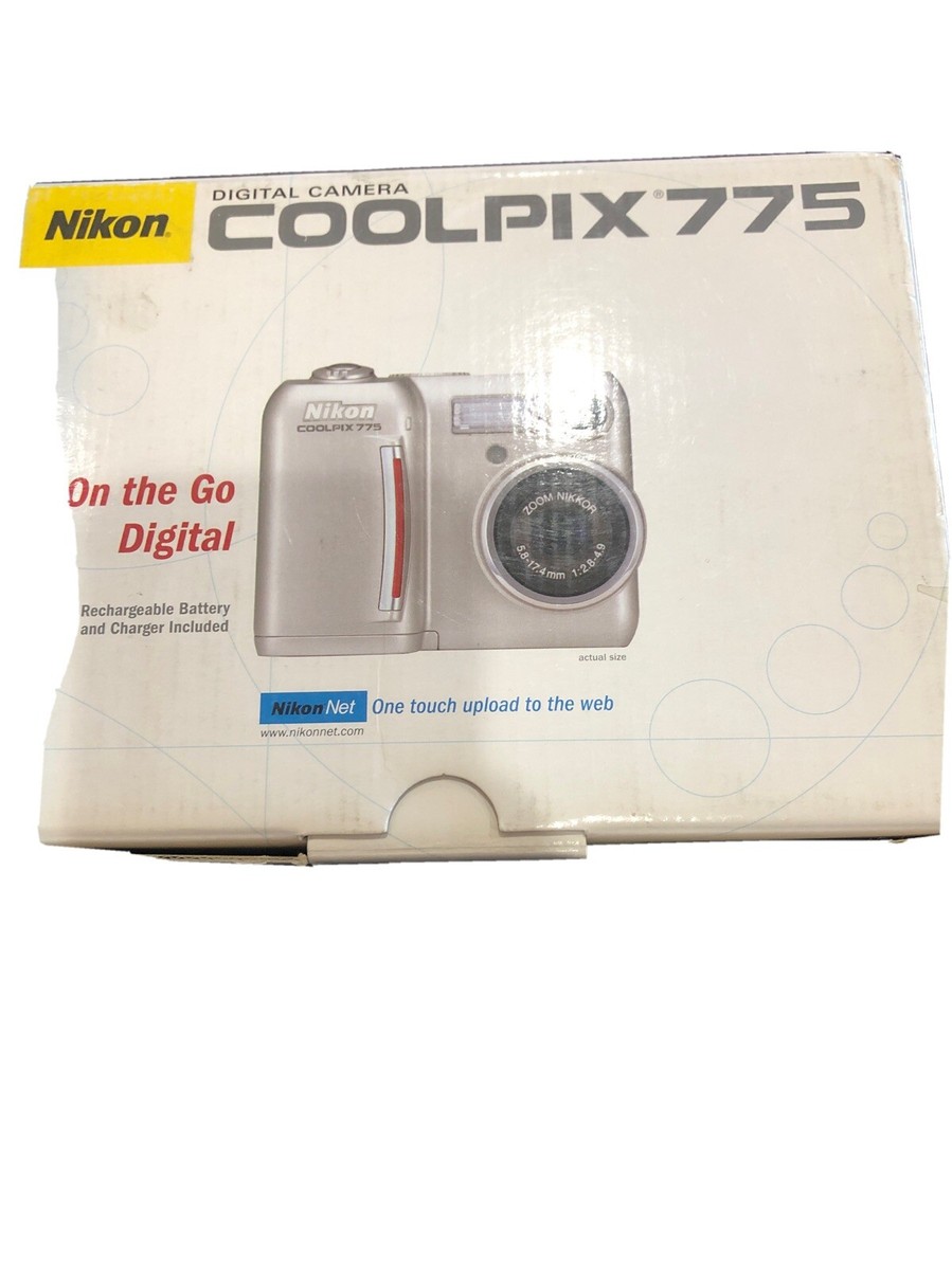 Nikon COOLPIX 775 2.1MP Digital Camera - Silver 18208250486| eBay