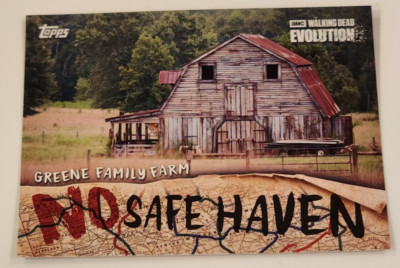 2017 Topps The Walking Dead Evolution NO SAFE HAVEN Greene Family Farm #NSF-4
