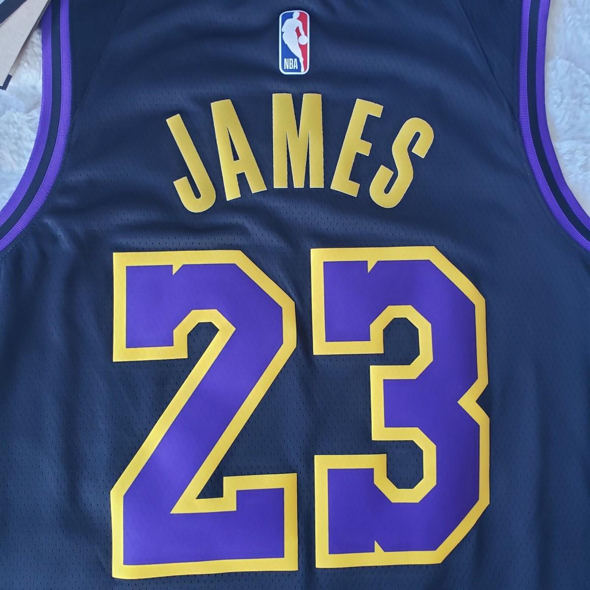 Lakers 23番 ユニフォーム DRI-FIT LAKERS ユニフォーム LeBronJAMES 23 DRI-FIT M Los Angeles