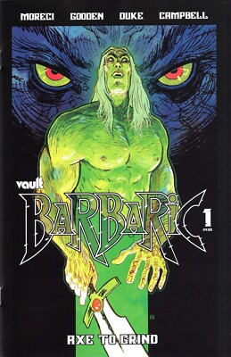 Barbaric Axe To Grind #1 cover C Sherman 5 copy incentive variant Vault Comics