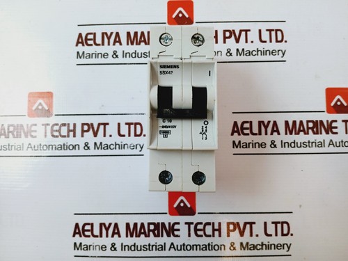 Siemens 5SX42107RC Miniature Circuit Breaker 240/415V C10 2-Pole - Picture 2 of 9