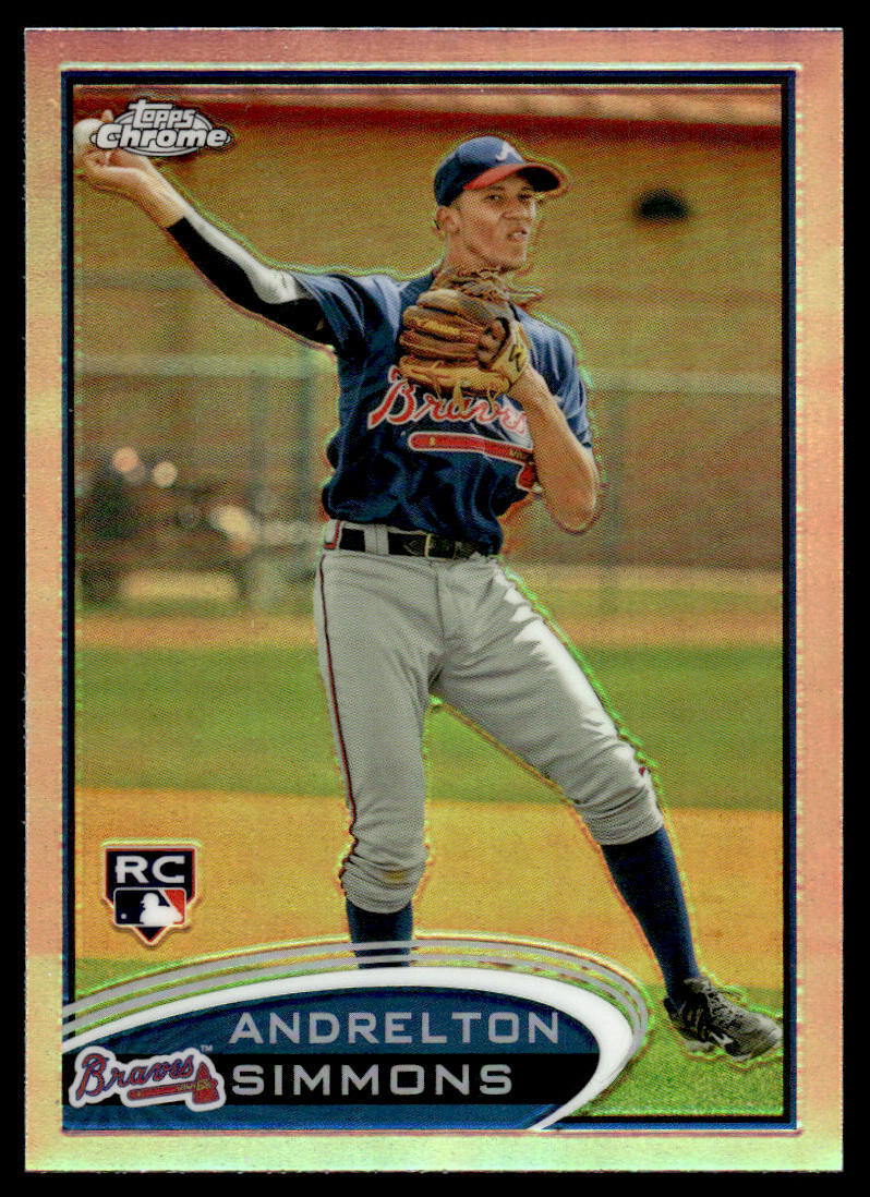 2012 Topps Chrome Refractors #182 Andrelton Simmons RC