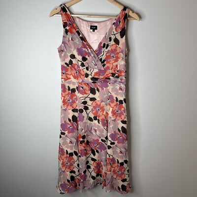open lace back dress Hobbs Pink Floral Dress – Quirky Bird Vintage & Retro Fashion