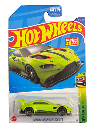 Hot Wheels 2022 HW Exotics 9/10 Green Aston Martin Vantage GTE