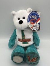 COIN BEAR DELAWARE State Quarter Plush Coin Bear Limited Treasures First State 1