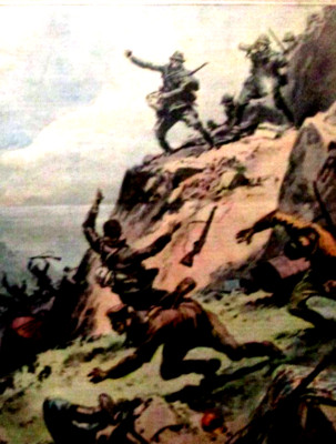 (ALPINI) DIE ILLUSTRIERTE TRIBÜNE 1942 #BRIGADE ''GRÜNE ALPEN'' IN MONTENEGRO (V.PIsani)