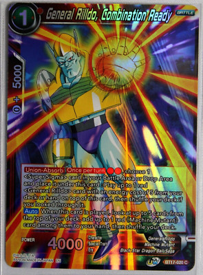 General Rilldo, Combination Ready BT17-020 C Foil Ultimate Squad NEW
